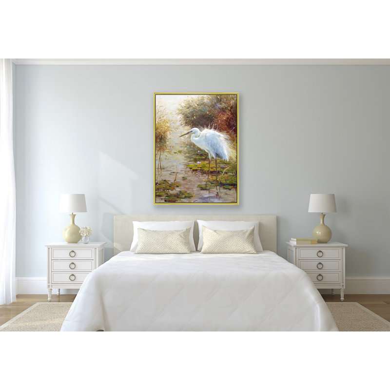 Birds, 50" H x 38" W, Gold