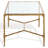 Terenna Metal And Glass Coffee Table-1127427344