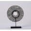 Jade Disk Sculpture with Base-520744251-520745264