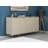 Modern Console Table, Sandstone Color, 70.9 x 35.4 x 17.7 inches | 100% Melamine Coated Particle Board, Thickness: 0.7 inches | Stylish Design for Living Room, Entryway, and Office | Durable & Elegant Storage Solution