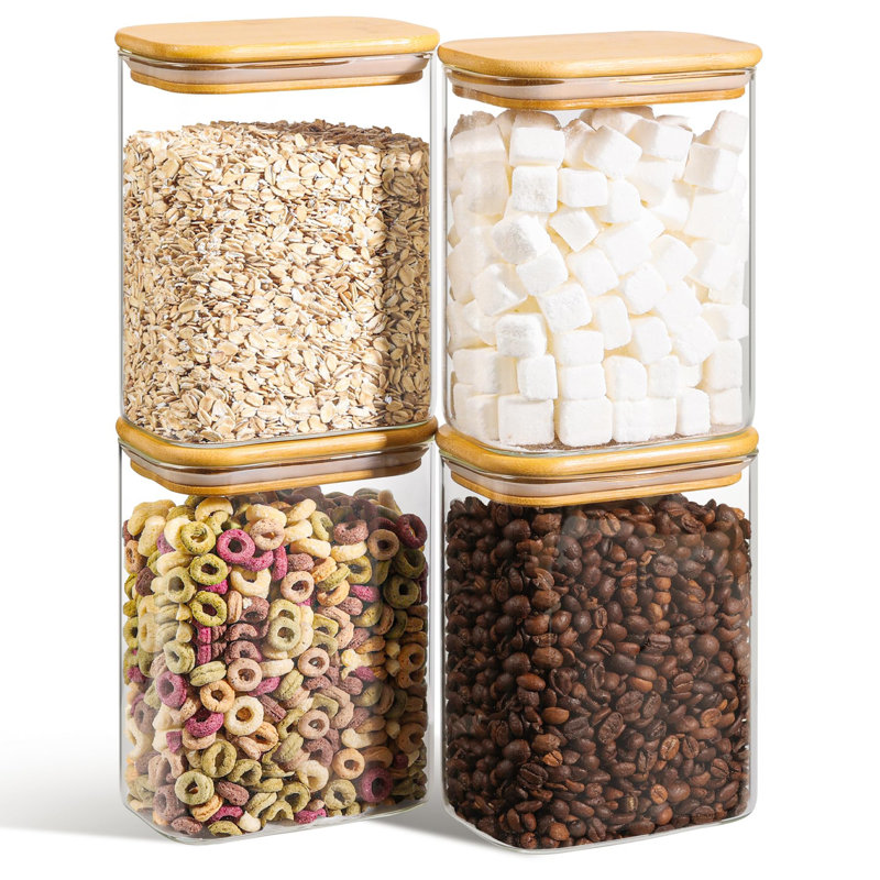 Glass Jar, 4, 1100ml