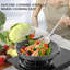 Ensemble de 15 ustensiles de cuisine en silicone, ensemble d'ustensiles de cuisine, kaki