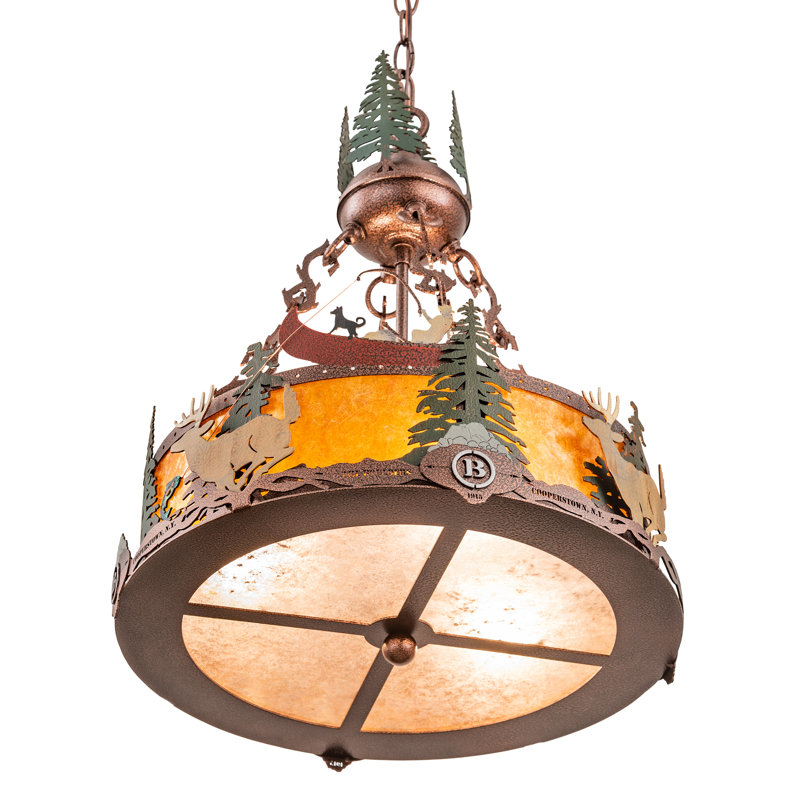 Rustic Lodge 3 - Light Chandelier