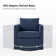 Nicha Modern Slipcovered 360-Degree Swivel Chair