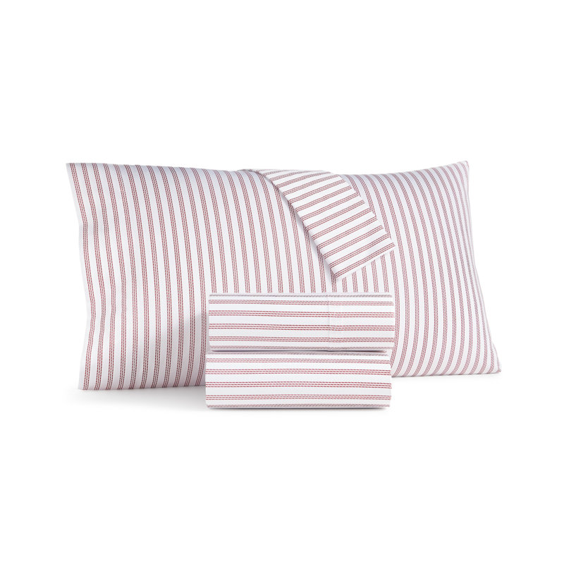 100% Cotton Striped Sheet Set