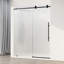 Porte de douche coulissante sans cadre avec verre cannelé 3/8 po Elan E 56 po x l 76 po-79654631-79654632