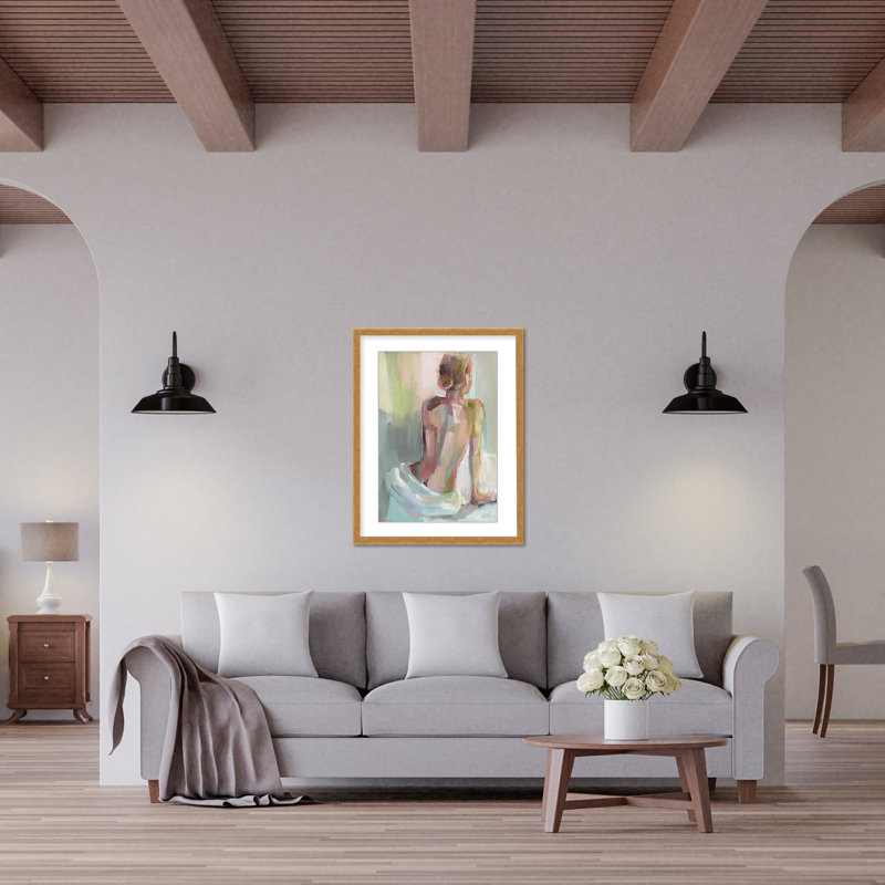 Classic Elegance Grace In Pose: A Portrait Of Feminine Elegance, 30" H x 24" W