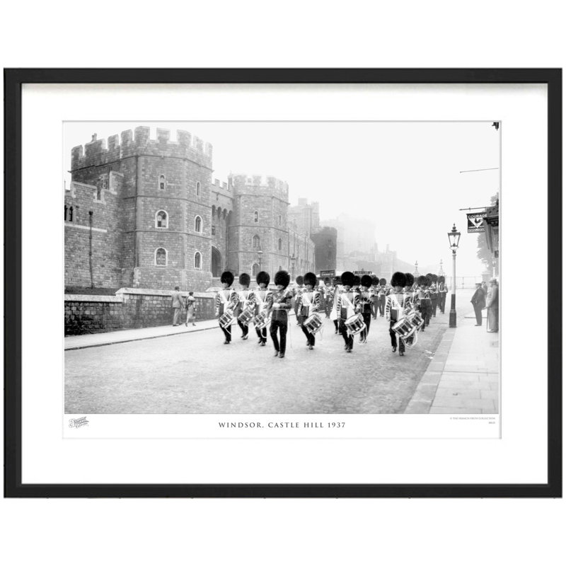 Windsor, Castle Hill 1937 by Francis Frith - Single Picture Frame Print, 60cm H x 80cm W x 2.3cm D