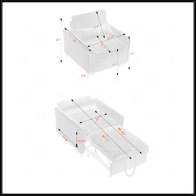 Chaise confortable, Vert