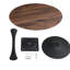 Table tulipe, 106 cm. Rond, bois naturel, stable et pour une utilisation quotidienne