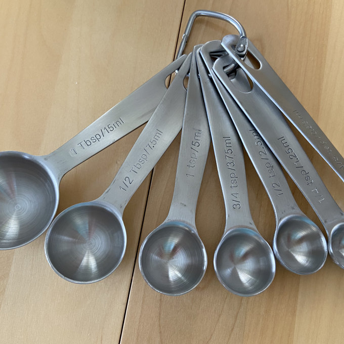 U-Taste 15 -Piece Stainless Steel Measuring Cup And Spoon Set