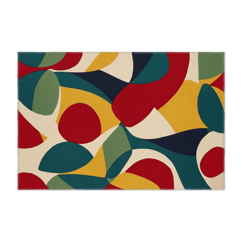 Funky Beam Indoor And Outdoor Area Rug, Rectangle 3' x 5'