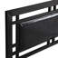 Structure de lit simple en métal noir avec installation, fonctionnement silencieux et stable, assemblage rapide, convient à tous les styles de matelas, structure de charge de 300 lb, performance,