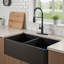 Robinet de cuisine rétractable à poignée simple avec accessoires-65322437