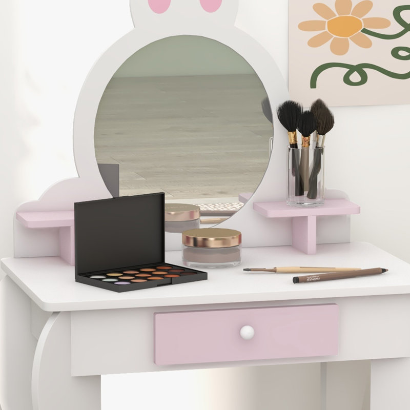 Mariel Dressing Table with Mirror
