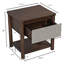 Ensemble de base de lit en bois avec tables de chevet-360644220-360644210