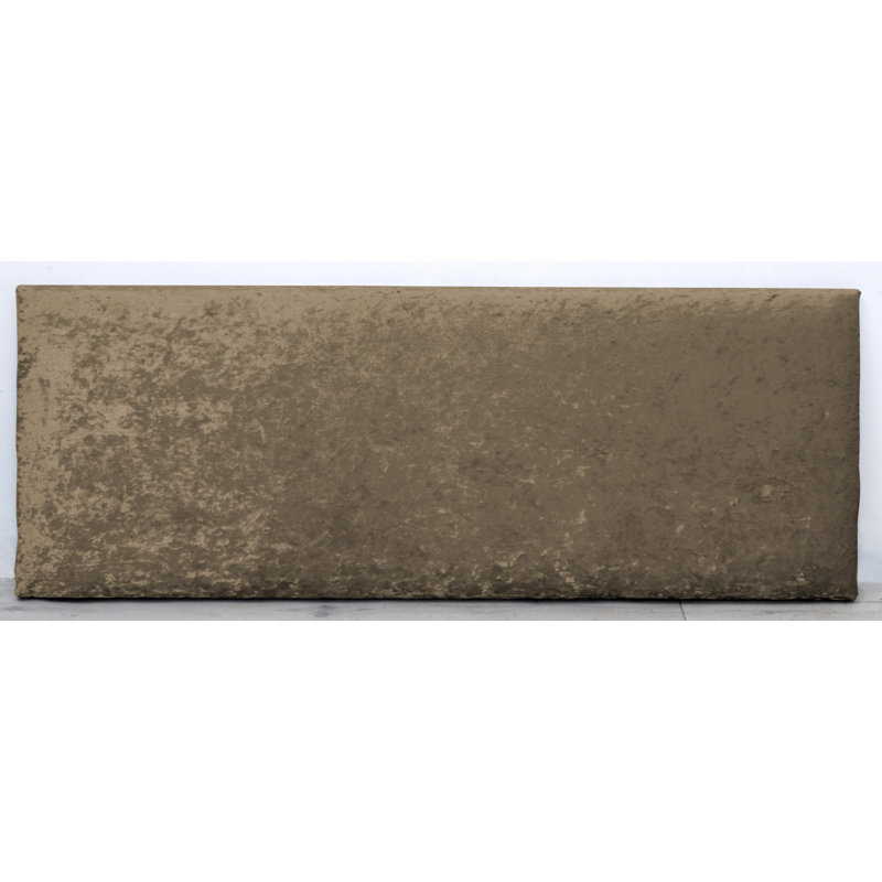 Duvall Upholstered Velvet Headboard, Double (4'6), Truffle