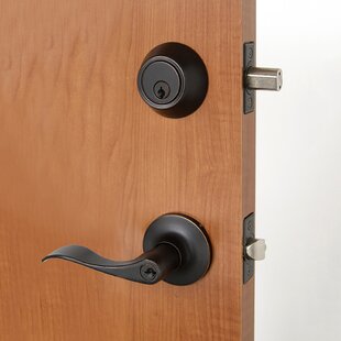 Springdale Handleset with Single Cylinder Deadbolt and Door Knob