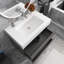 30 po Meuble-lavabo simple mural avec plateau-1372405759