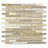Sandy Dune Marble & Glass Random Strip 12-In X 12-In Glass Mosaic Wall Tile(1-Sq. Ft/ Piece)-118608170