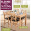 4 - Person Solid Oak Dining Set