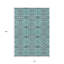 Tapis bleu sarcelle lavable 10 pi x 14 pi bleu sarcelle et turquoise