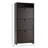 Espresso Slim Shoe Cabinet with 3 Large Fold-Out Drawers & Spacious Top Surface