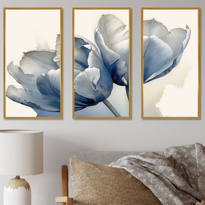 Sapphire - Tulipes, ensemble d'art sur toile