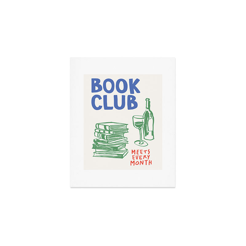 «April Lane Art Book Club», reproduction d'art encadrée, H 10 po x l 8 po x P 1 po, Impression sans cadre, Ne s’applique pas