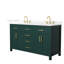 Beckett 60" Freestanding Double Bathroom Vanity with Quartz Top-990040579-990040583-990040589