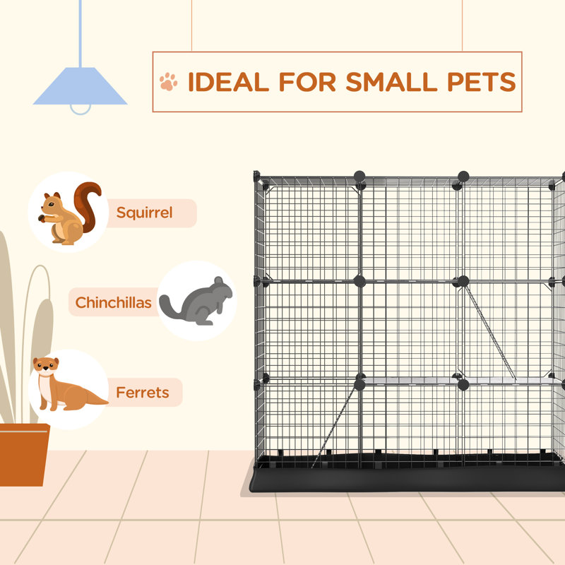 Cage à furet avec rampe Contenia