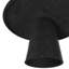47" Modern Farmhouse Round Dining Table with Fluted Pedestal Base, Seats 4