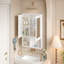 Armoire de toilette 2 en 1, armoire à pharmacie murale de 30 pouces avec tablettes réglables et portes à fermeture douce, miroir haute définition avec rangement pour meuble-lavabo de salle de bain-129597984