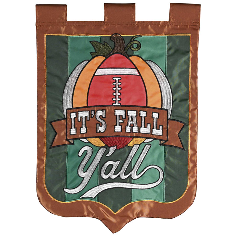 Drapeau de football «It's Fall YAll»