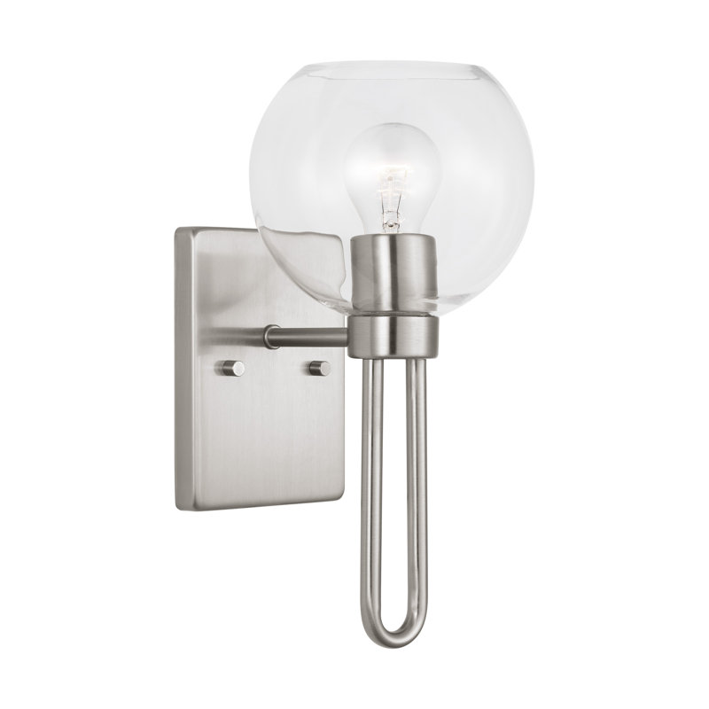 1 - Light Bath Sconce, Brushed Nickel