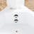 Vanity Stool Makeup Bench Dressing Stool with Cushion and Solid Legs,White-111467547