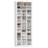 13 Tiers Shoe Storage Cabinet, Tall Shoe Cabinet with Cubby, Wooden Shoes Organizer for Closet, 39 Pairs, Shoes Cubby Organizer for Entryway, Hallway, Bedroom, White-1440395526-1440395524