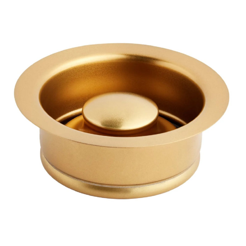 Crépine d'évier de cuisine 3,5 "Signature Hardware, Or mat
