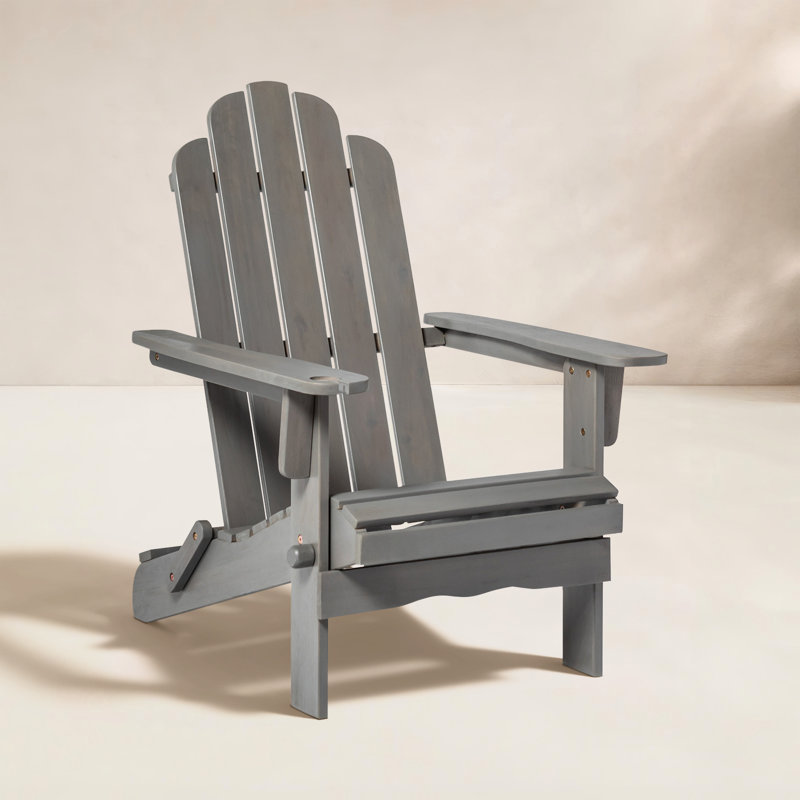 Chaise Adirondack pliante Blackwell, Gris délavé
