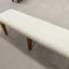 Fahrettin Polyester Upholstered Bench