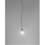 Tubes Suspension 60 White Glossy Matt Nickel E26 Ul