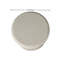 Table d'appoint sculpturale organique empilée 41 cm × 35 cm × 55 cm, table d'appoint ronde en fibre de verre texturée crème pour coin de canapé de salon, aucun assemblage requis