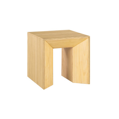 Natural Oak End Table For Study Room, And Functional, Thickened Tabletop, Improves Environment Table, Adds Warmth Style To Your Robust Surface With Stable Convenient Assembled Design