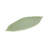 20" Green Quartz Resin Leaf Tray