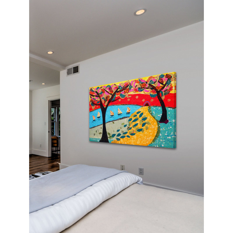 « idyllic series 1 » par lisa me, reproduction d’art sur toile tendue, 20 po x 30 p