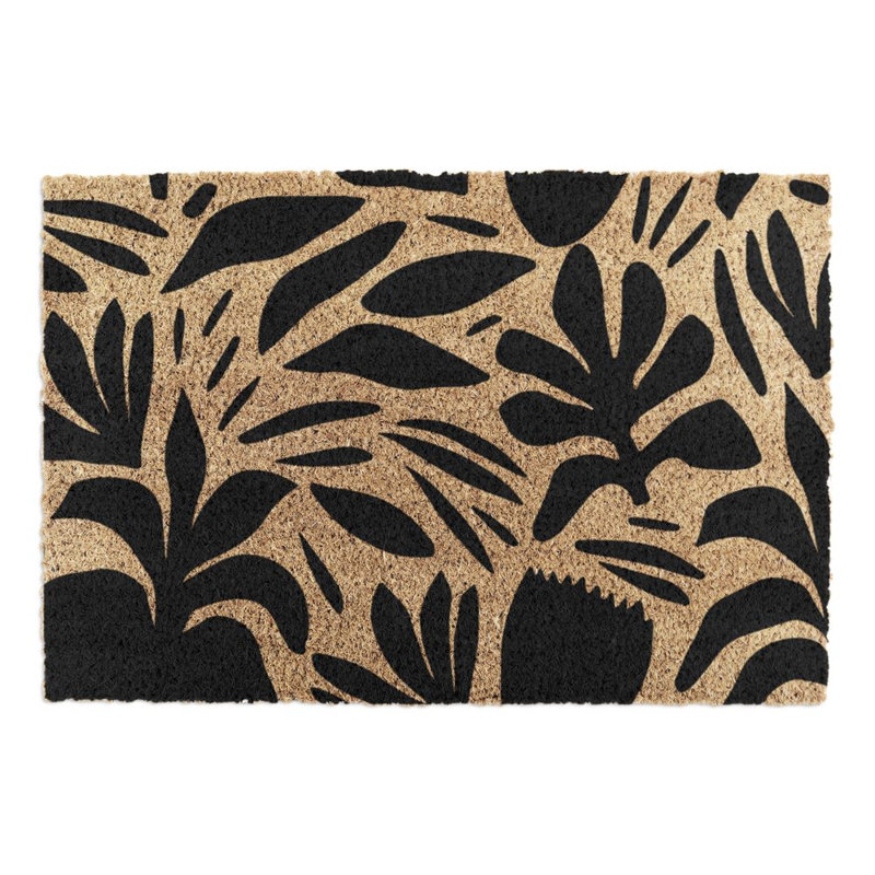 Biller Area Rug, Black/Yellow