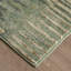 Tapis à motif abstrait moderne Roy / vert / ivoire / brun Roy-680385566