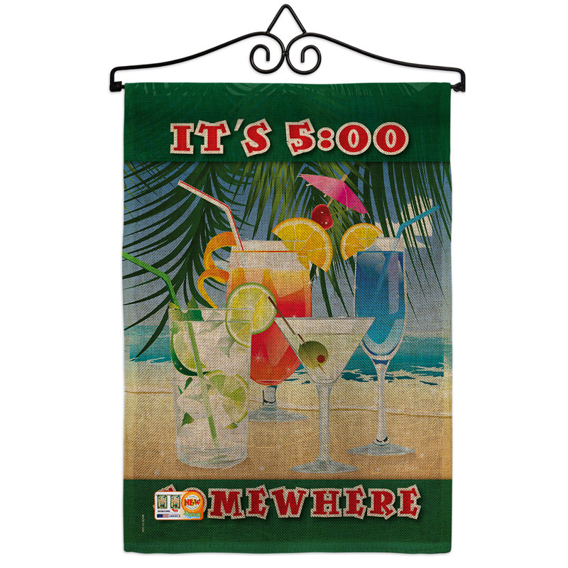 L’occasion spéciale et la célébration en polyester de 2 côtés 19 x 13 po en toile jute party drapeau de jardin
