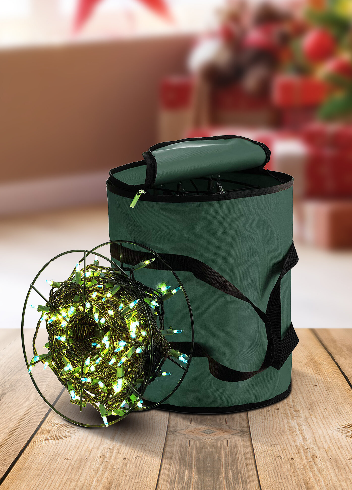 OSTO 14-in x 40-in 24-Roll Green and Black Wrapping Paper Storage Container  at