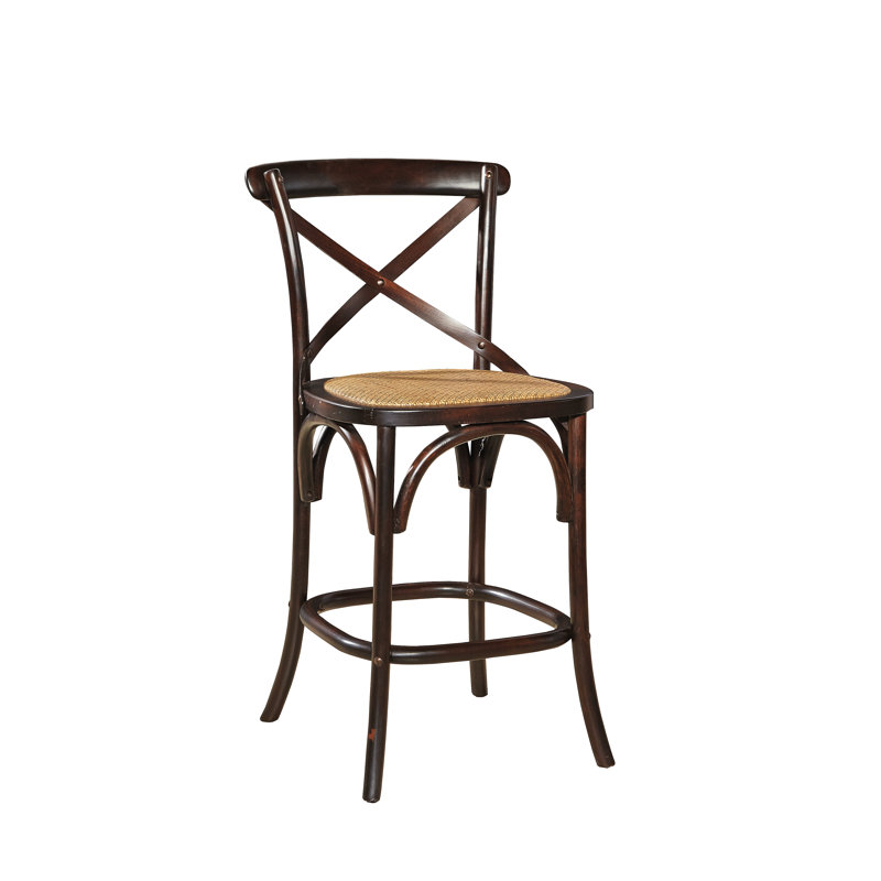 Tabouret de comptoir 24 po Bentwood, Chêne / bouleau brun